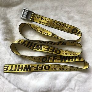 SOLD off white belt